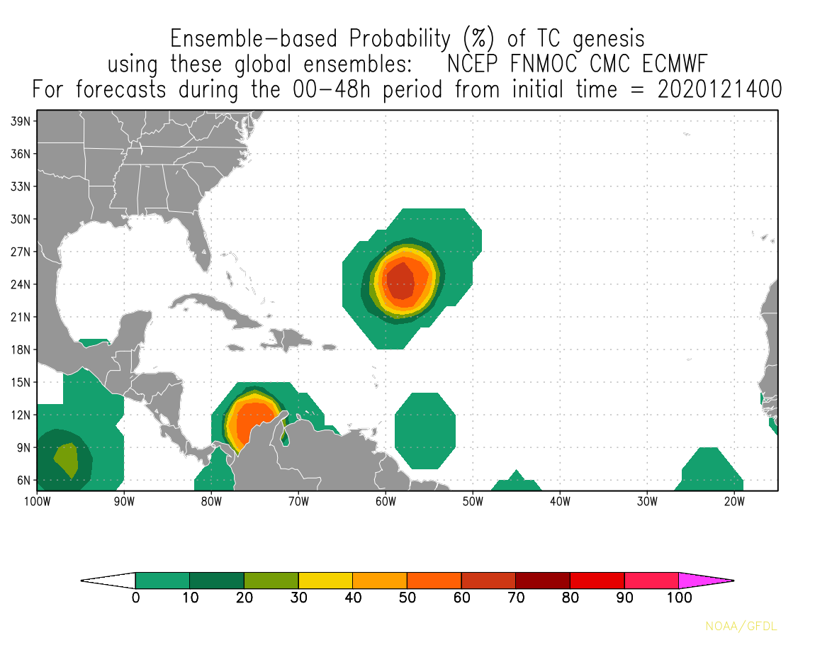 Invest 96L 2020 Hurricane Season « Track The Tropics Spaghetti Models